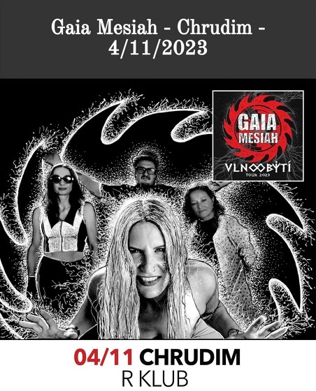 Plakát události Gaia Mesiah - Chrudim