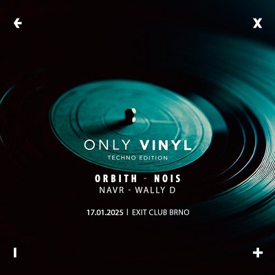 Plakát události Only Vinyl (techno edition)