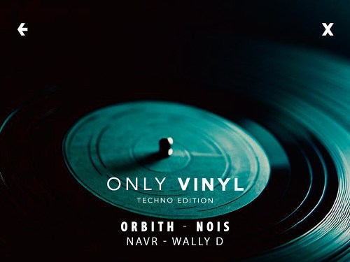 Plakát události Only Vinyl (techno edition)