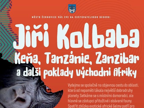 Plakát události Jiří Kolbaba - Keňa, Tanzánie, Zanzibar