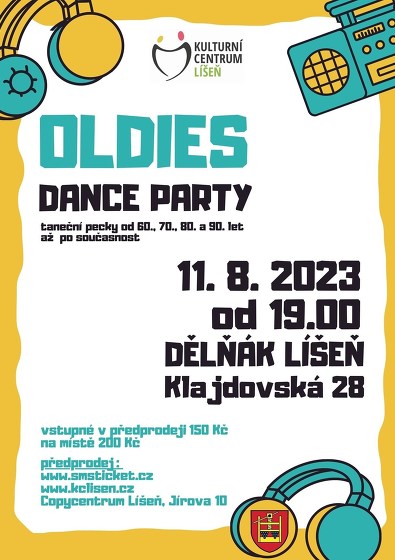 Plakát události Oldies Dance Party