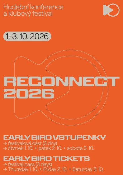 Plakát události RECONNECT 2026 - klubový festival