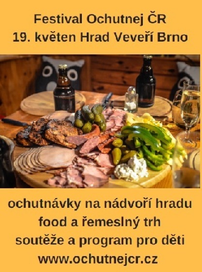 Plakát události Festival Ochutnej Česko - sobota 19.5. hrad Veveří
