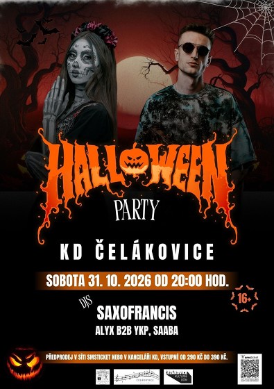 Plakát události Halloween party