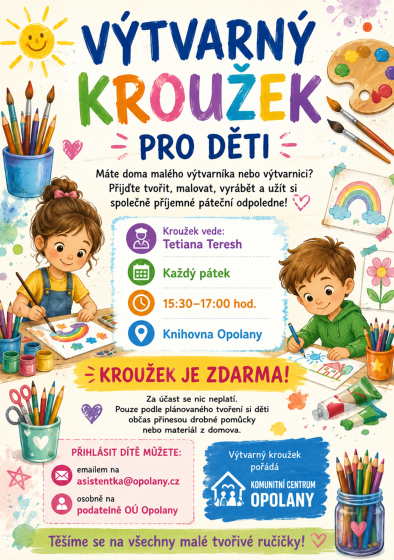 Plakát události Výtvarný kroužek