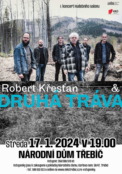 Plakát události Robert Křesťan a Druhá tráva