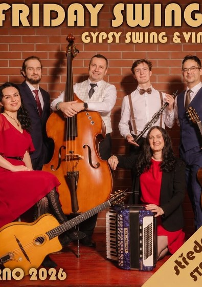 Plakát události Etno Brno 2026 – The Friday Swingers