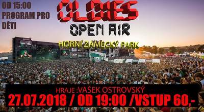 Plakát události OLDIES Open Air hraje Vašek Ostrovsky