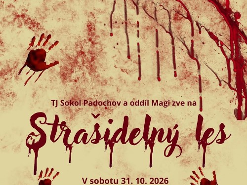 Plakát události Strašidelný les v Padochově