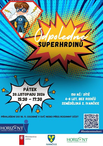 Plakát události Odpoledne se superhrdiny