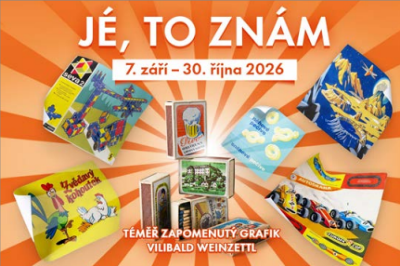 Plakát události Výstava – JÉ TO ZNÁM: Téměř zapomenutý grafik Vilibald Weinzettl v Neratovicích
