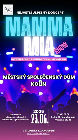 Plakát události Mamma Mia SHOW