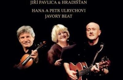 Plakát události Jiří Pavlica, Hradišťan & Hana a Petr Ulrychovi, Javory Beat