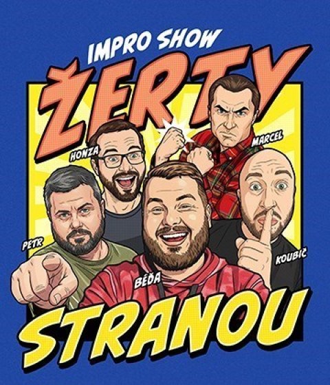 Plakát události Žerty stranou - Impro comedy show - Plzeň