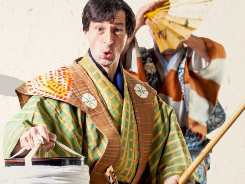 Plakát události Samurajské komedie na Leitnerce