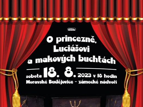 Plakát události O princezně, Luciášovi a makových buchtách