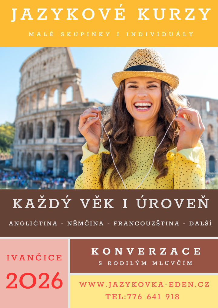 Přihlaste se do jazykových kurzů v Ivančicích!