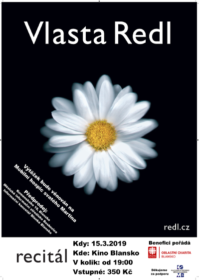 Plakát události Koncert: Vlasta Redl