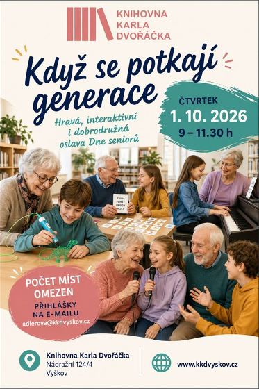 Plakát události Když se potkají generace