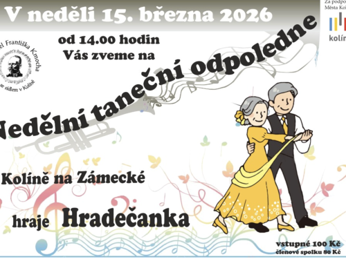 Plakát události Nedělní taneční odpoledne