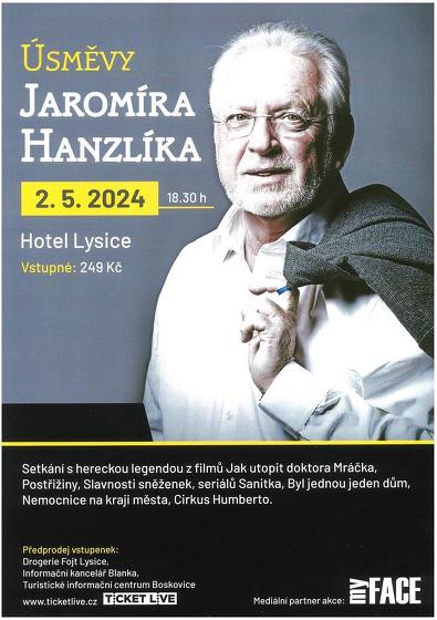 Plakát události Úsměvy Jaromíra Hanzlíka