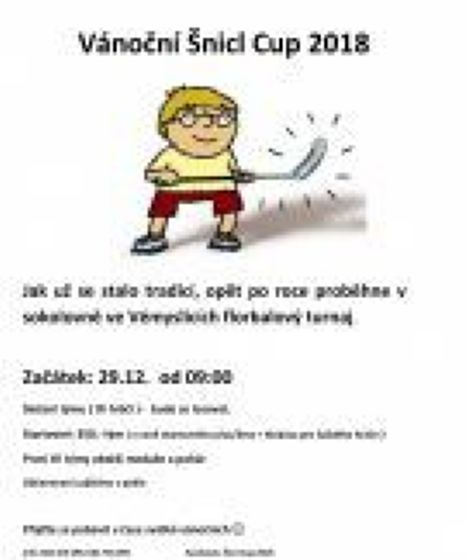 Plakát události Vánoční Šnicl cup 2018