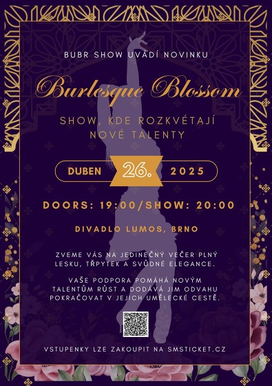 Plakát události BUBR show presents: Burlesque Blossom