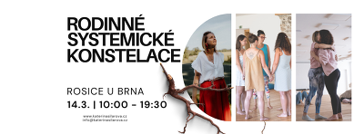 Plakát události Rodinné konstelace v Rosicích u Brna