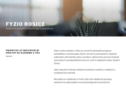 FYZIOTERAPIE Rosice