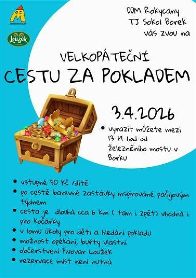 Plakát události Velkopáteční cesta za pokladem