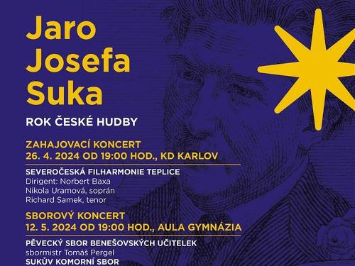 Plakát události Jaro Josefa Suka - sborový koncert