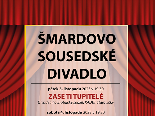 Plakát události Šmardovo sousedské divadlo