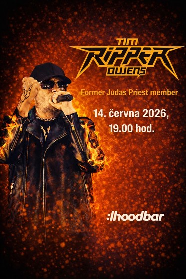 Plakát události Tim Ripper Owens (Judas Priest) v Hoodbaru