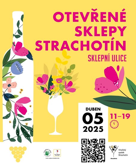 Plakát události Jarní otevřené sklepy Strachotín 2025