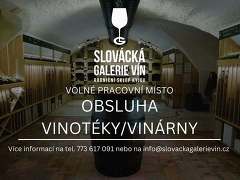 VINAŘ Šalša nabízí práci na pozici Obsluha vinárny - vinotéky v Kyjově v obci Kyjov