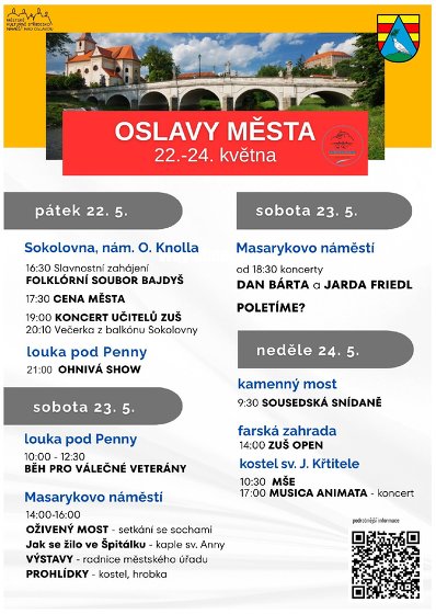 Plakát události Oslavy města - rok památek