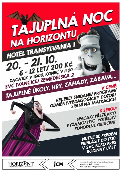 Plakát události Tajuplná noc na Horizontu