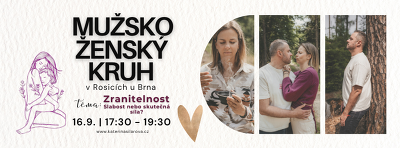 Plakát události Mužsko-ženský kruh na téma 