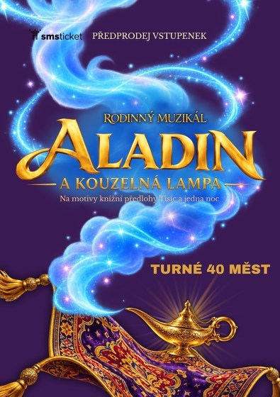 Plakát události ALADIN A KOUZELNÁ LAMPA I Brno
