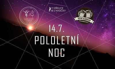 Plakát události Pololetní noc - Střelice