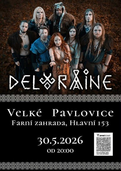 Plakát události Deloraine ve Velkých Pavlovicích – večerní koncert