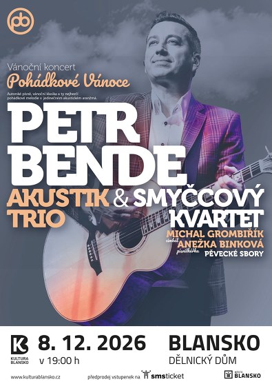 Plakát události Vánoční koncert Petr Bende: Pohádkové Vánoce
