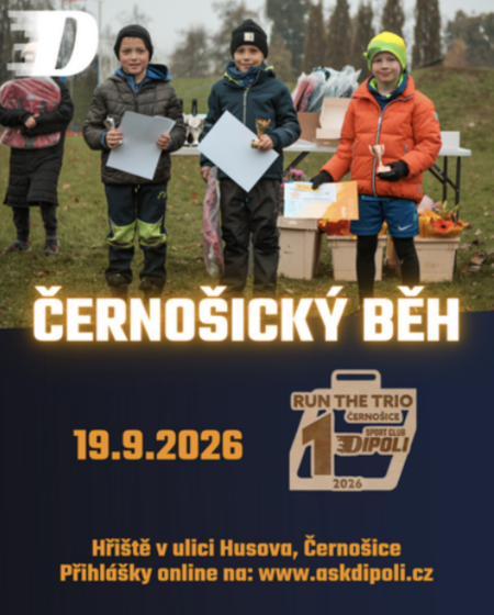 Plakát události Černošický běh 2026