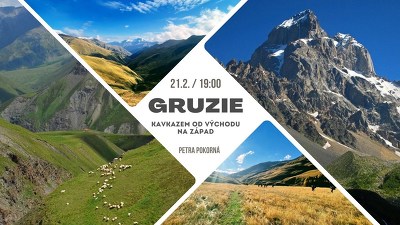 Plakát události Gruzie - Kavkazem od východu na západ