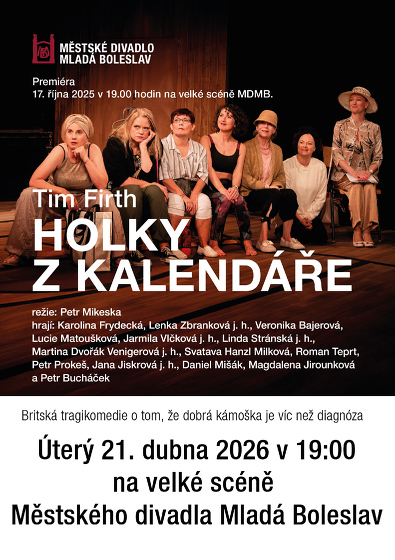 Plakát události Holky z kalendáře - Tim Firth