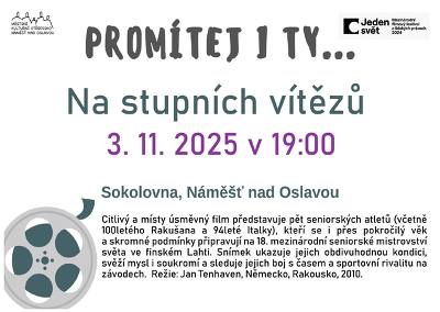 Plakát události Promítej i ty!... Na stupních vítězů