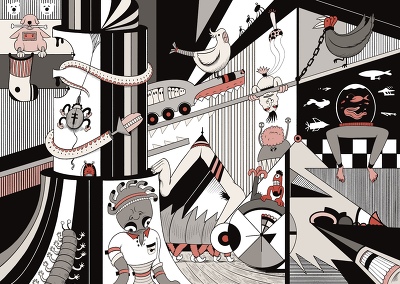 Plakát události Jan Macků: komiks a ilustrace