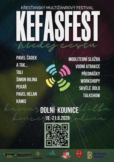 Plakát události Křesťanský hudební festival KEFASFEST