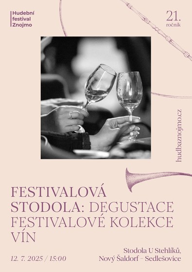 Plakát události Festivalová stodola: Degustace festivalové kolekce vín