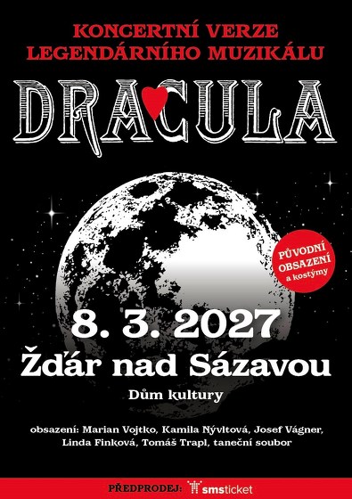 Plakát události Koncertní verze muzikálu DRACULA